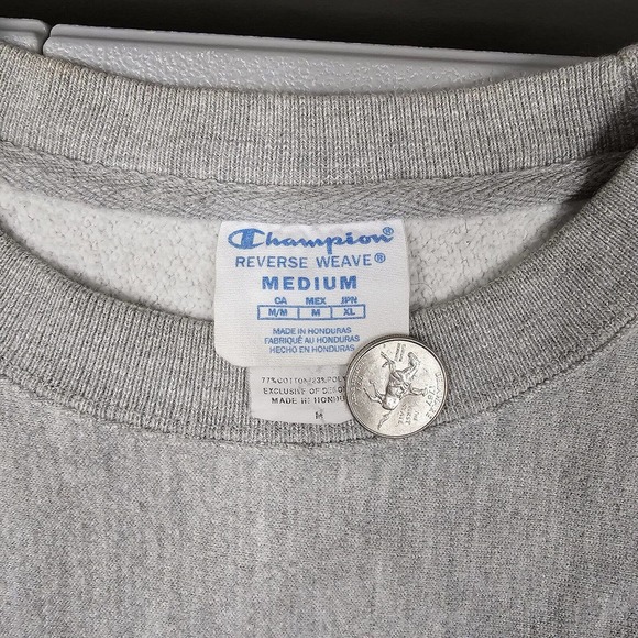 Vintage Champion Sweatshirt Mens Medium Reverse Weave Y2K Streetwear Sportswear - Picture 4 of 8